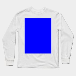 Blue Screen - Chroma Key - Perfect for Digital   Photography and Video VFX Editing Long Sleeve T-Shirt